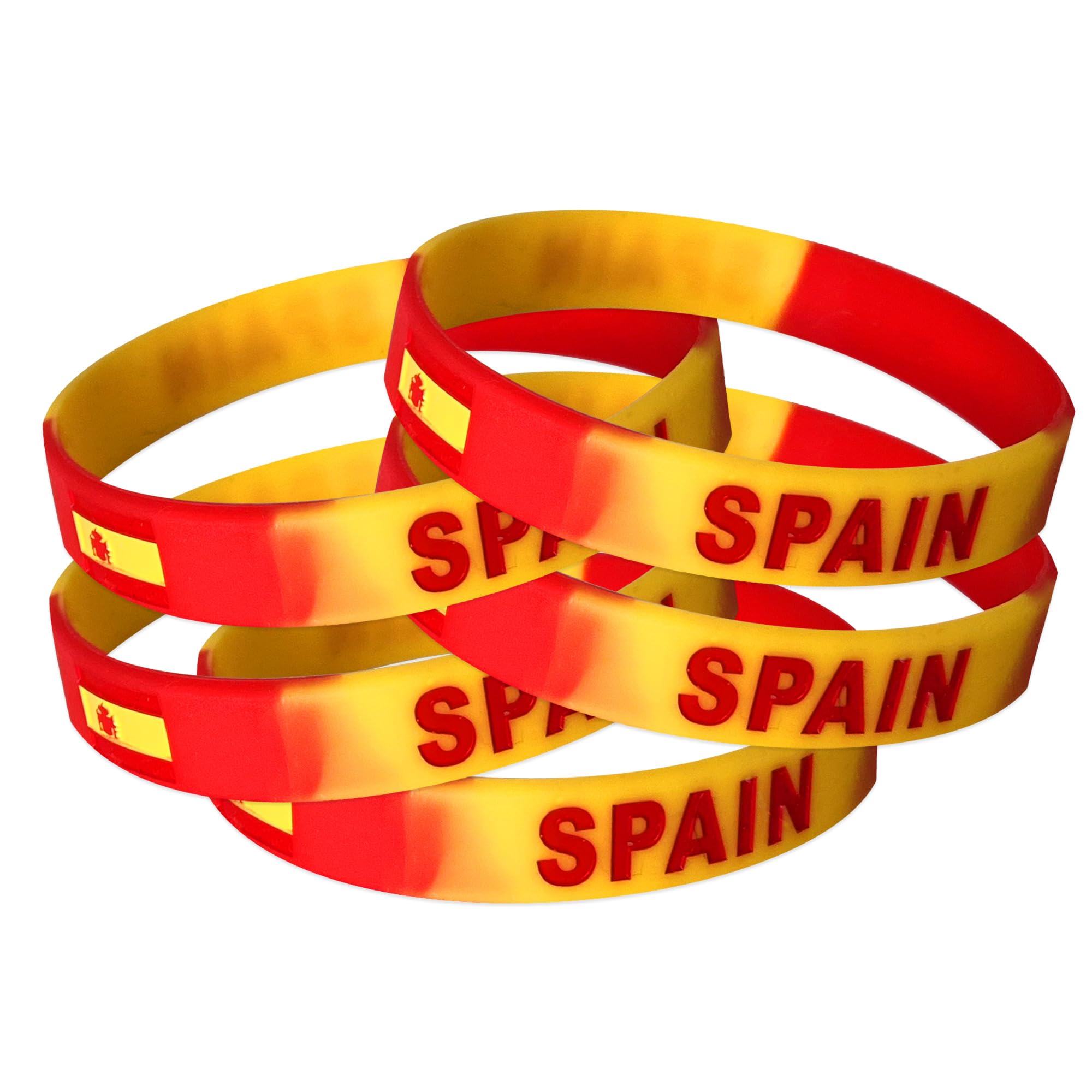 TARIFA UNITED Spain silicone wristbands Spain flag rubber bracelet Spanish flag wrist bands silicone bracelet rubber wristbands spanish deko mens bracelets