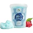 Green Jay Gourmet Cotton Candy | Blue Raspberry Flavor | Ideal for Party Favors and Candy Gifts | Premium Small Batch Blue Cotton Candy | Fat Free Low Calorie Treat | Made in USA | 1 Tub