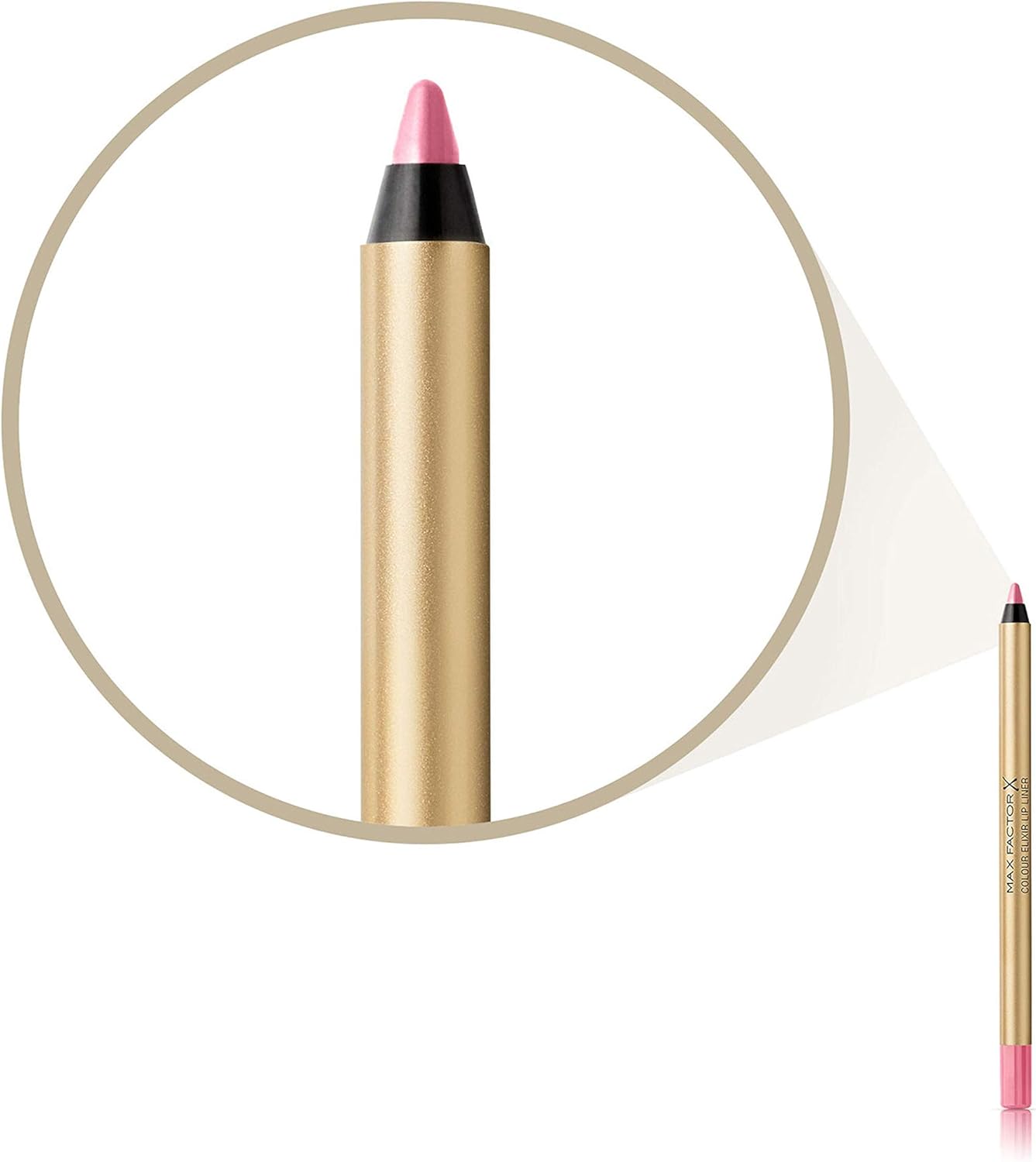 Max Factor Colour Elixir Moisturising Lip Liner, 02 Pink Petal, 1.2 g - Image 5