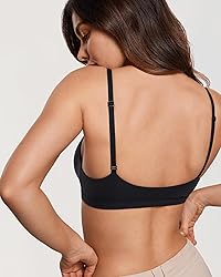 INLYRIC Women's Inbarely Triangle Bralette Plunge