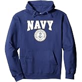 US Naval Academy Navy Midshipmen Collegiate Seal Pullover Hoodie