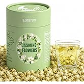 Dried Jasmine Flowers - 100% Natural Jasmine Tea Edible Flowers - Non-GMO - Making Tea, Baking