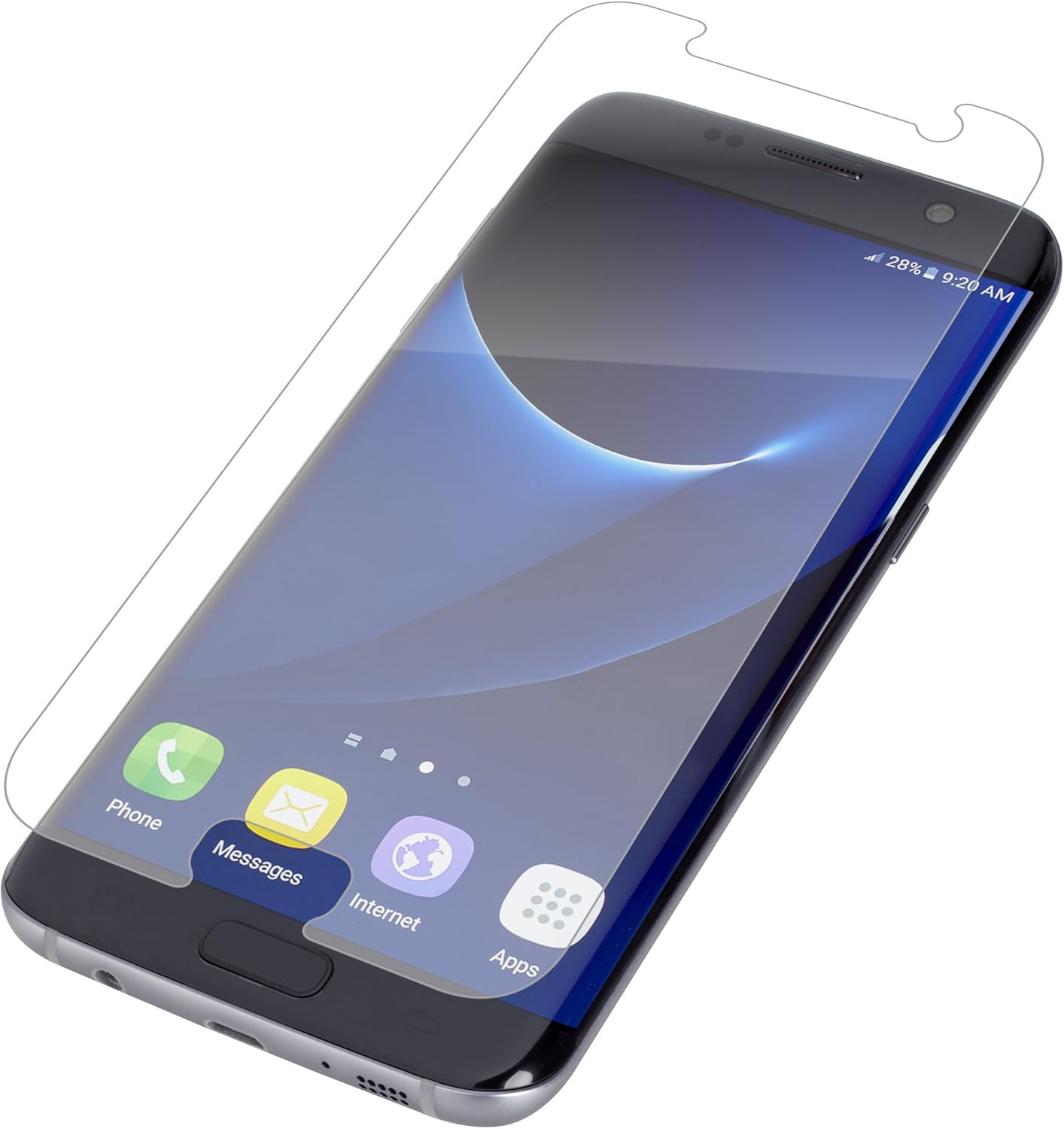 ZAGG InvisibleShield Original Screen Protector for Samsung Galaxy S7 Edge Amazon.co.uk Electronics