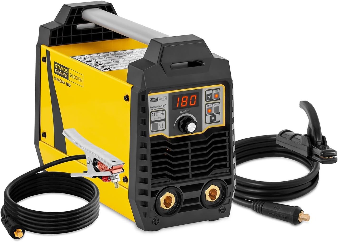 Stamos Welding Welder Welding Machine SWIGMA 180 (MMA/TIG Liftarc, 180