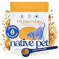 Native Pet Pumpkin for Dogs - Organic Powder Pumpkin Puree Dog Food Toppers-Rich in Fiber Supplement Powder Helps with Digestion, Nutrient Absorption, Diarrhea, Constipation & Upset Stomach-120 Scoops