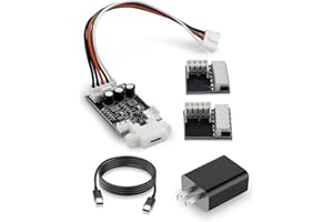 INTEC GAMING Power Supply Replacement Kit for Sega Saturn console - DIY conversion, plug and play - suitable for retro game consoles