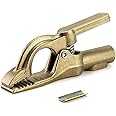 QWORK Welding Bronze Ground Clamp, 1.6 Pounds and 500A, 1 Piece