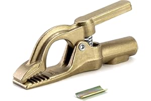 QWORK Welding Bronze Ground Clamp, 1.6 Pounds and 500A, 1 Piece