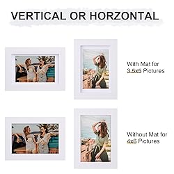 Vittanly 4x6 Picture Frames for Wall Set of