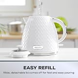 Daewoo Argyle SDA1830 1.7 Litre 3kW Jug Kettle and 2 Slice Toaster Set view 6