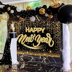 Happy New Year Backdrop-New Years Eve Party