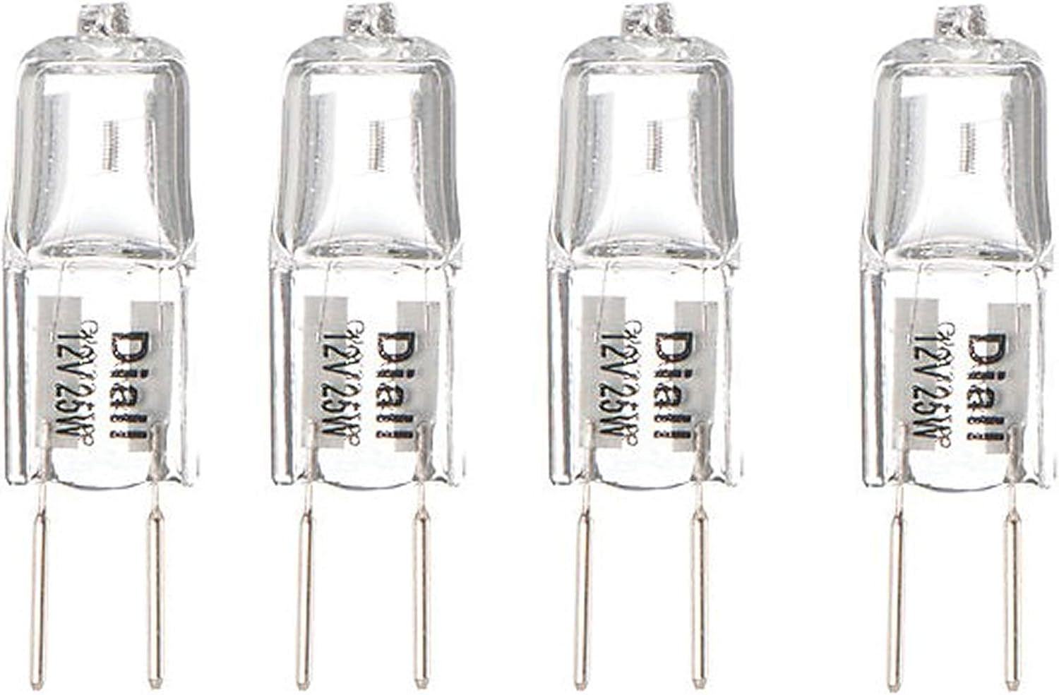 Diall Ampoules Capsules Halogènes G4 100 lm 12 V 10 W Lot de 4 à