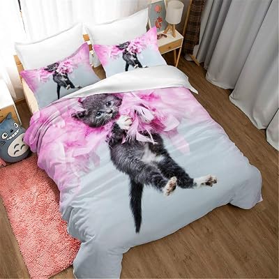 Buy Earendel Cat Duvet Cover Set Lovely 