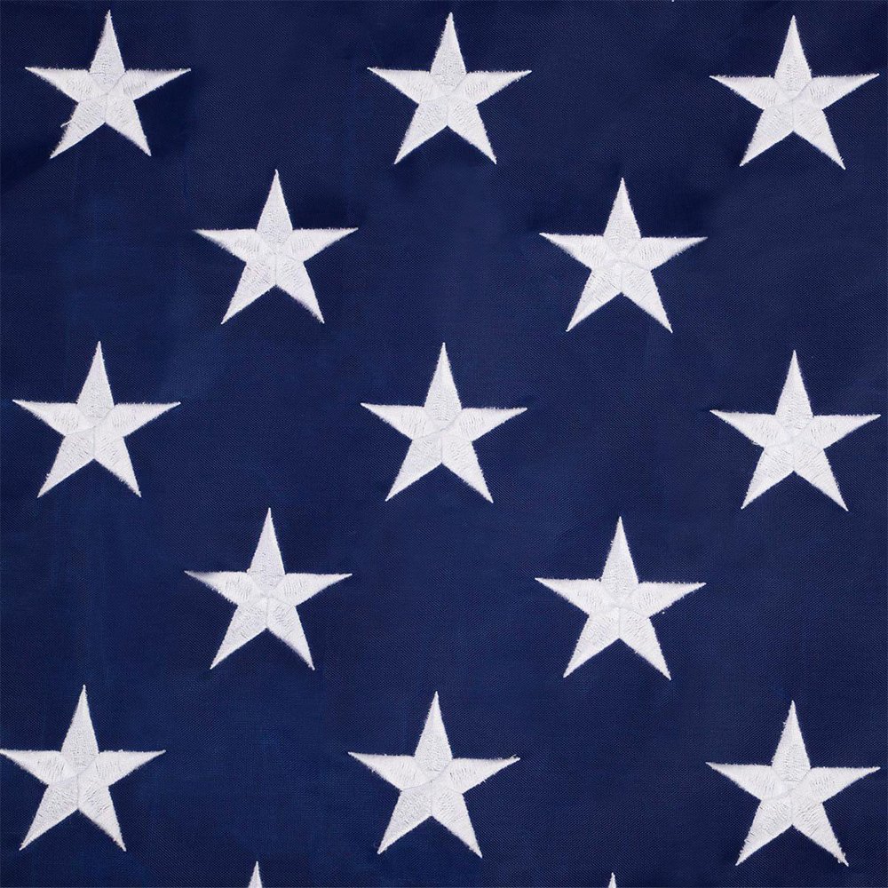 JUNZENIA Trump and American Flag Combo MAGA Flag USA Embroidered Stars and Stripes Flag