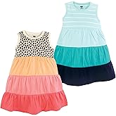 Luvable Friends Hudson Baby Sleeveless Dresses 2pk