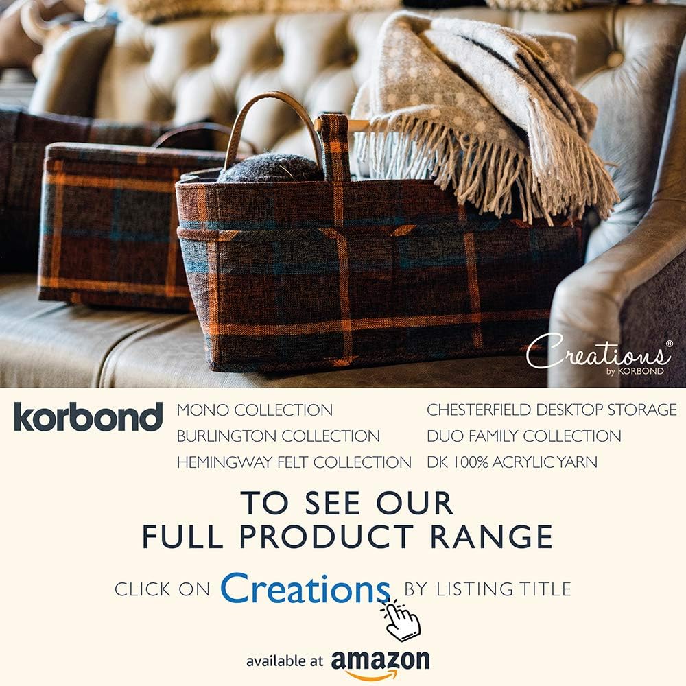 Korbond DK Brown Yarn - 100g Acrylic Wool - Lightweight, Hypoallergenic & Durable Double Knit Crochet Yarn Knitting Wool (290m Total) - Image 5