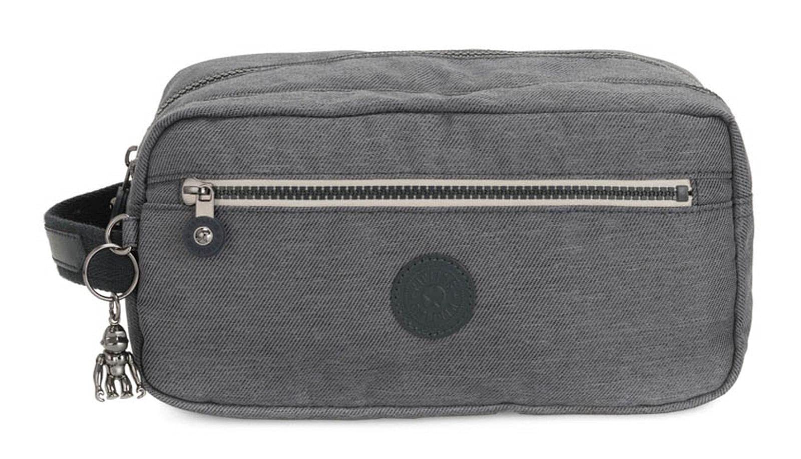 Kipling AGOT Toiletry Bag, 26 cm, 3 liters, Black (Charcoal)