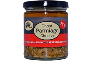 Ghost Pepper Parmiago Cheese - Parmesan & Asiago Marinated Cheese Dip, Spread & Topping by Just Enough Heat
