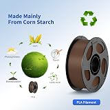 ANYCUBIC PLA Filament 1.75mm 1KG Bronze Reusable Spool Clog-Free view 6