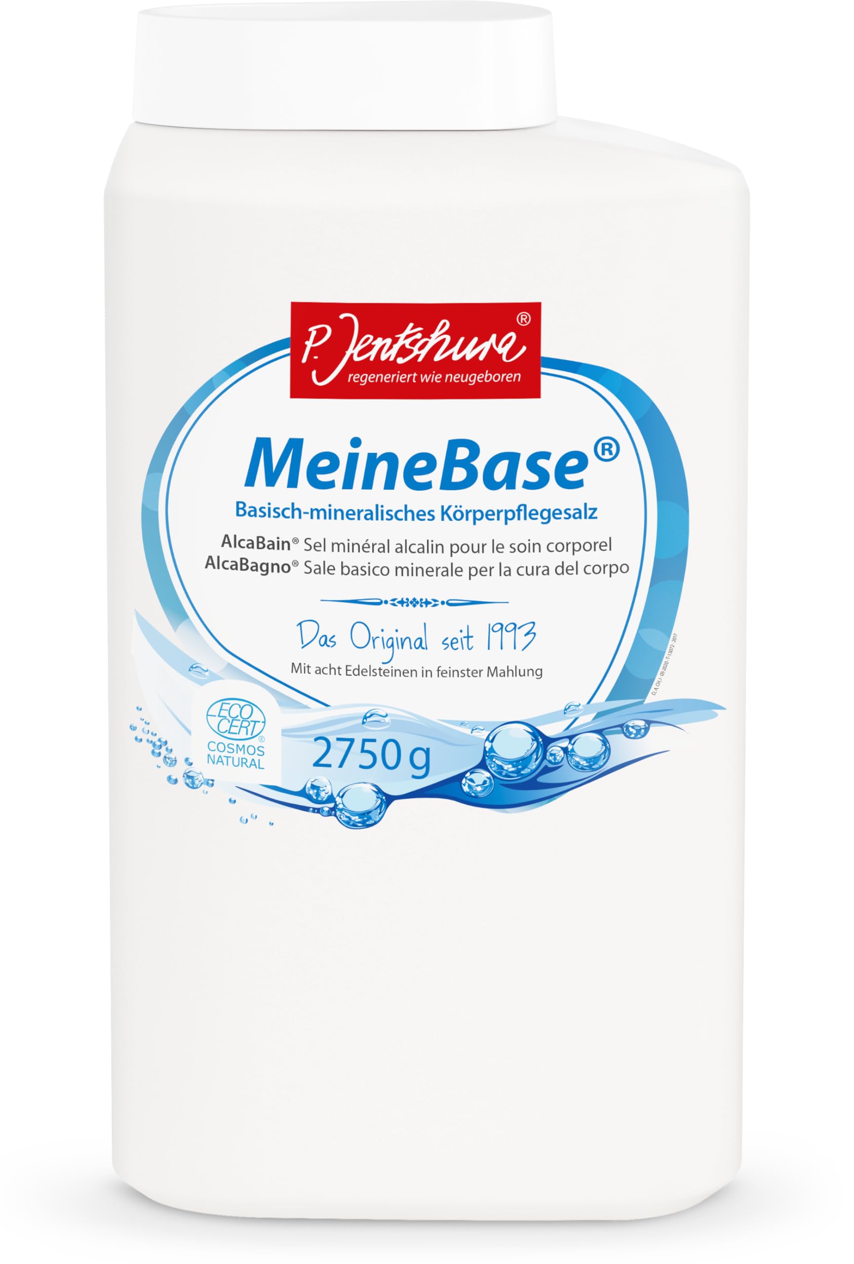 Jentschura Alkaline Bath Salt MeineBase 750 Grams