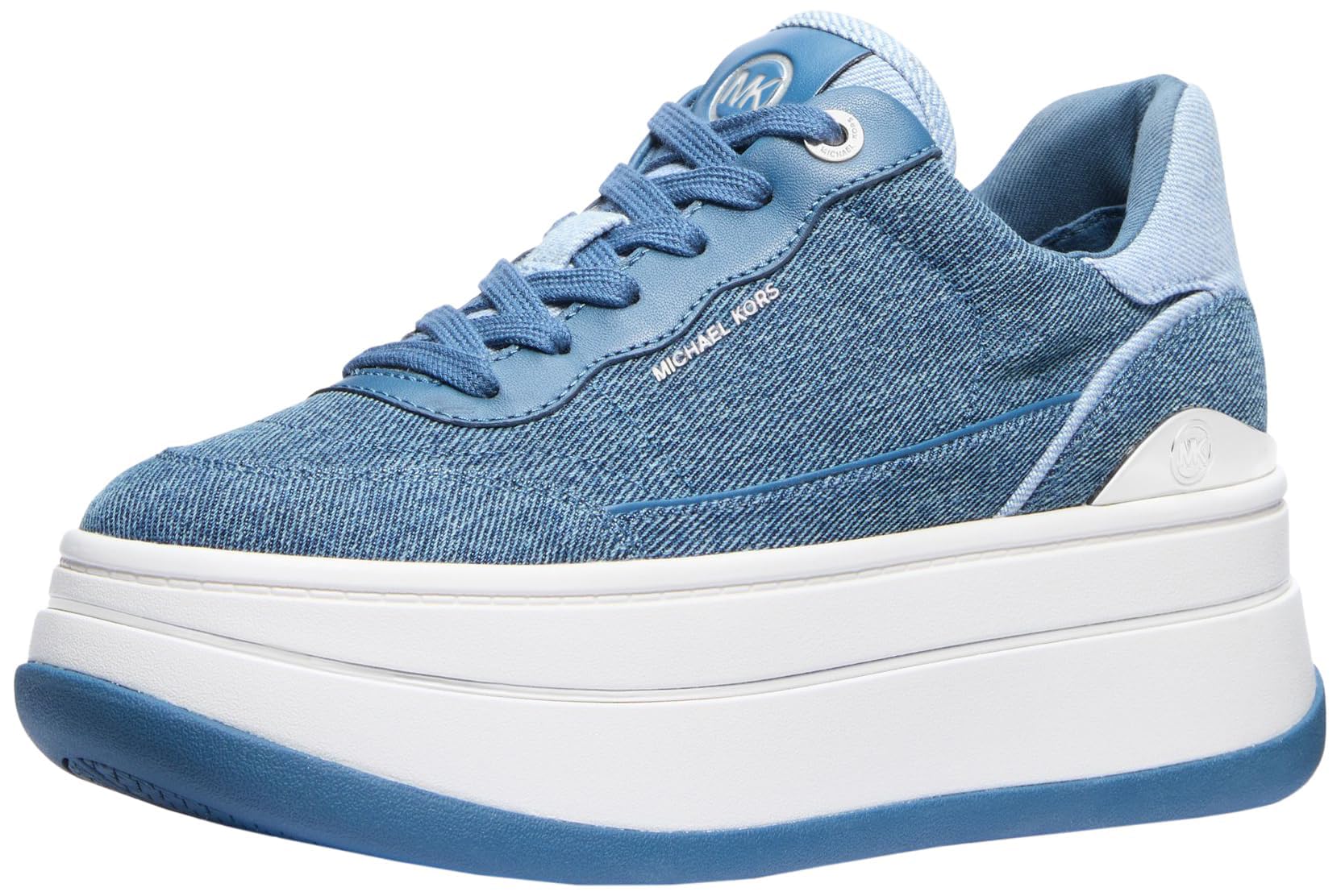 Michael Kors Women’s Hayes Lace Up Sneaker, Union Wash, 9