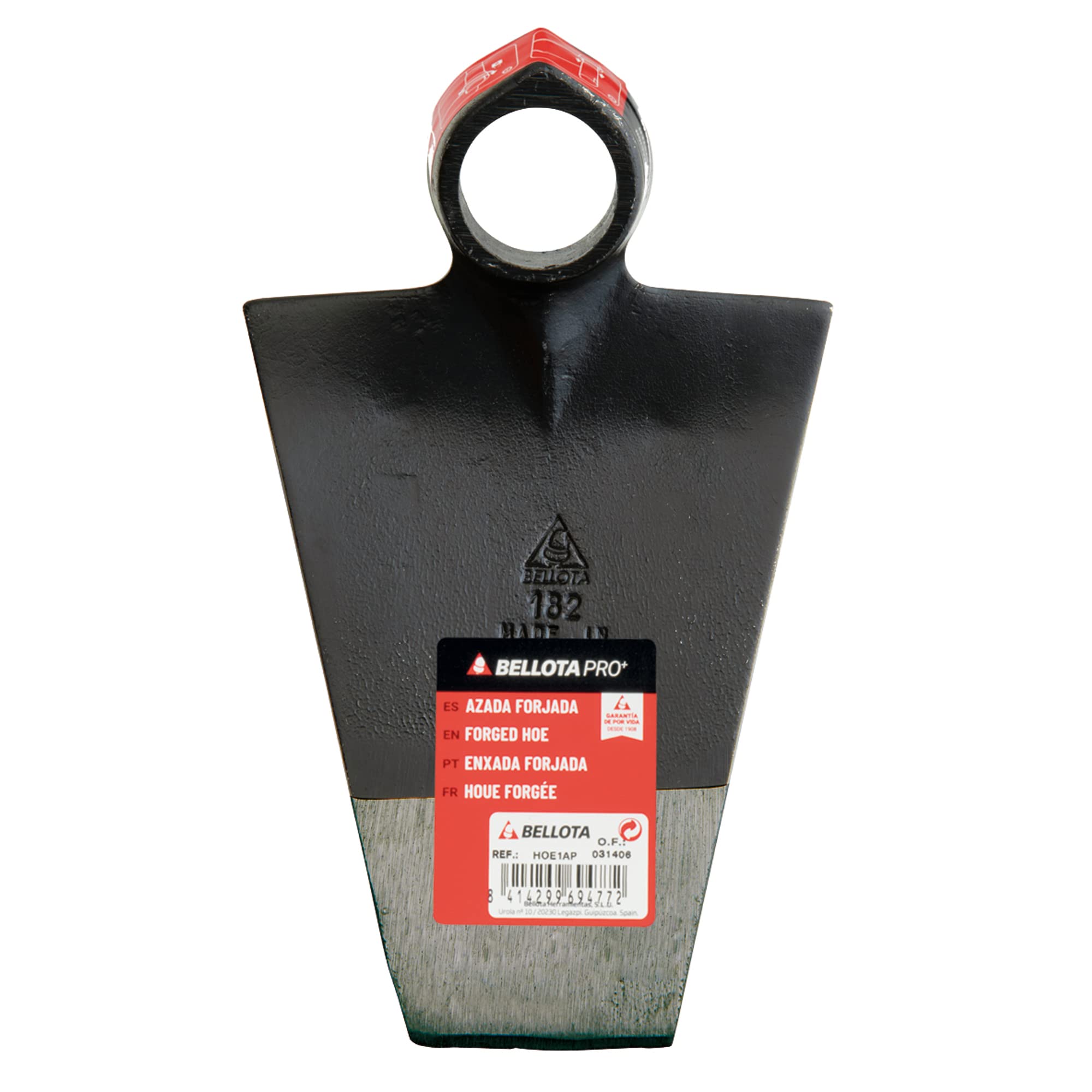 Bellota HOE182P Forged Hoe for Vine Cleaning and Digging Grooves with Anti-Turn System