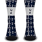 For Bare Feet English Soccer Unisex Premier League Montage Banner Crew Sock Medium