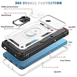 Jeylly Galaxy A12 Case with Slide Camera