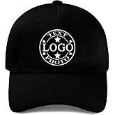 Custom Hat for Men Women,Bulk Customized Baseball Cap Design Your Own Add Your Logo Photo Text