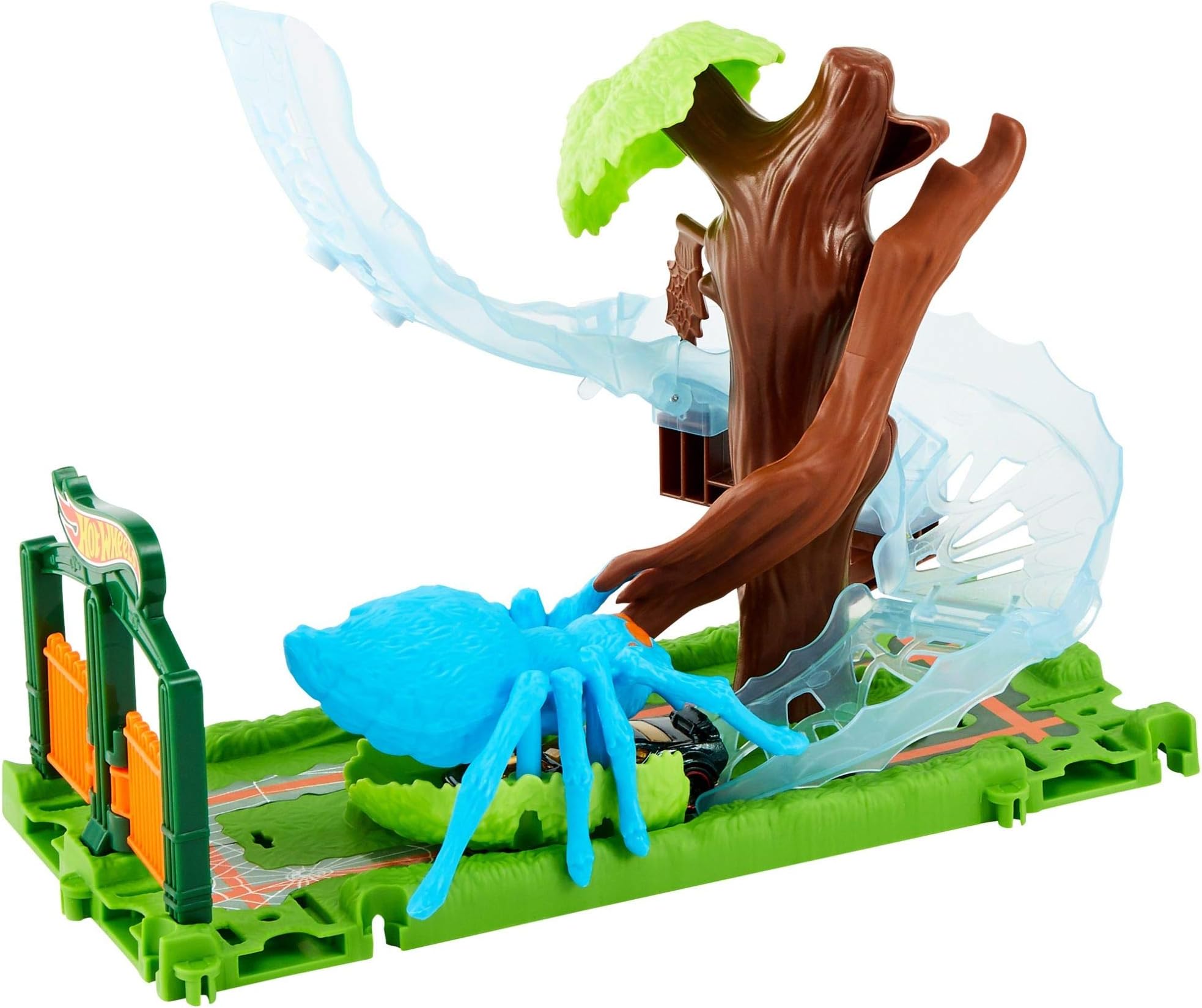Hot Wheels Spider Park Attack Vehicle Playset