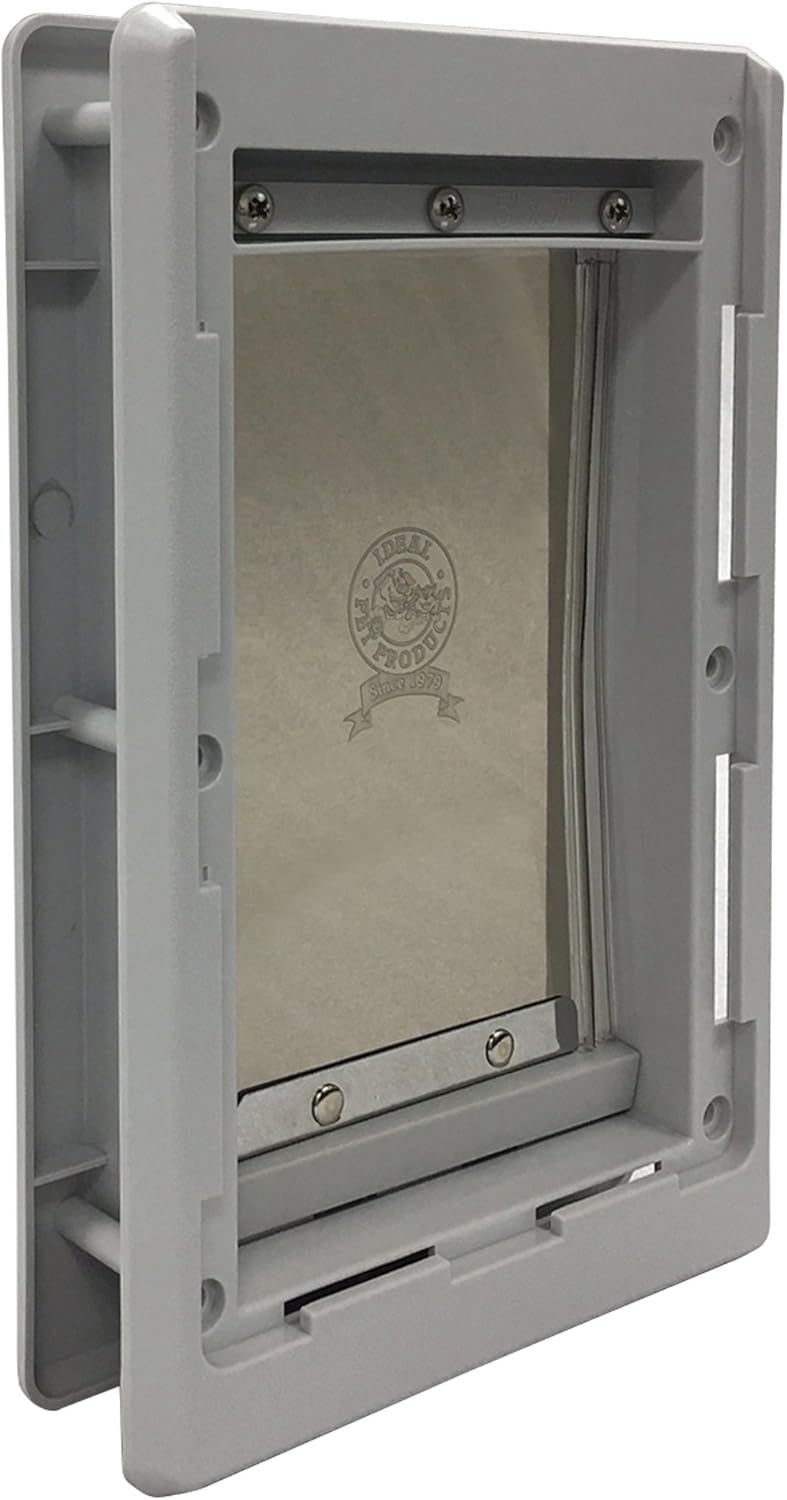 Ideal Pet Products Designer Series Plastic Pet Door with Telescoping Frame, Small, 5" x 7" Flap Size : Pet Supplies