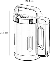 Innoteck 1.6L Soup Maker - Stainless Steel, 4 Modes, Digital Timer, 1000W view 2