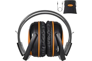 SIMOLIO Vehicle Headphones with Adjustable Volume Limiting for Kids, Dual Channel Car DVD Headsets, Wireless Infrared Headphone for Universal Car DVD System, Cordless Car Headphones with AUX Cord