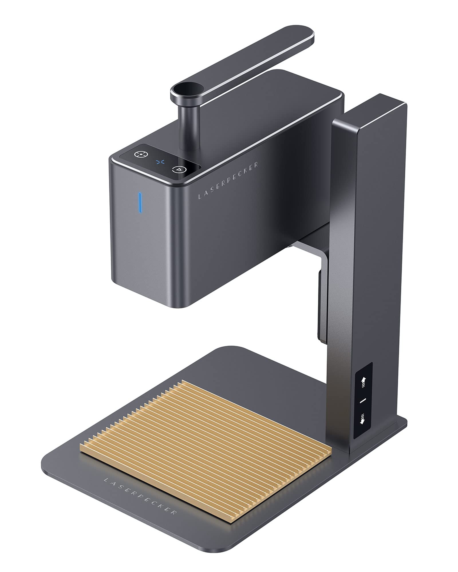 LaserPecker 2 Laser Engraver Accessories, Machine Storage Case + Roller Storage Case + Cutting Plate + Bluetooth Dongle + Batch Engraving Button + Exhaust Pipe, Engraving Machine Accessories for LP2