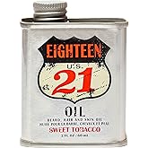 18.21 Man Made Hair, Skin & Beard Oil for Men, 4 Scents - Non-Greasy, Conditioning Balm with Castor Seed, Jojoba, and Argan Oils - Premium Tattoo and Mustache Care Products