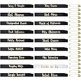 18 Pcs Bachelorette Party Sashes for Bride and Bridesmaid, Bridal Shower Engagement Wedding Party Favors