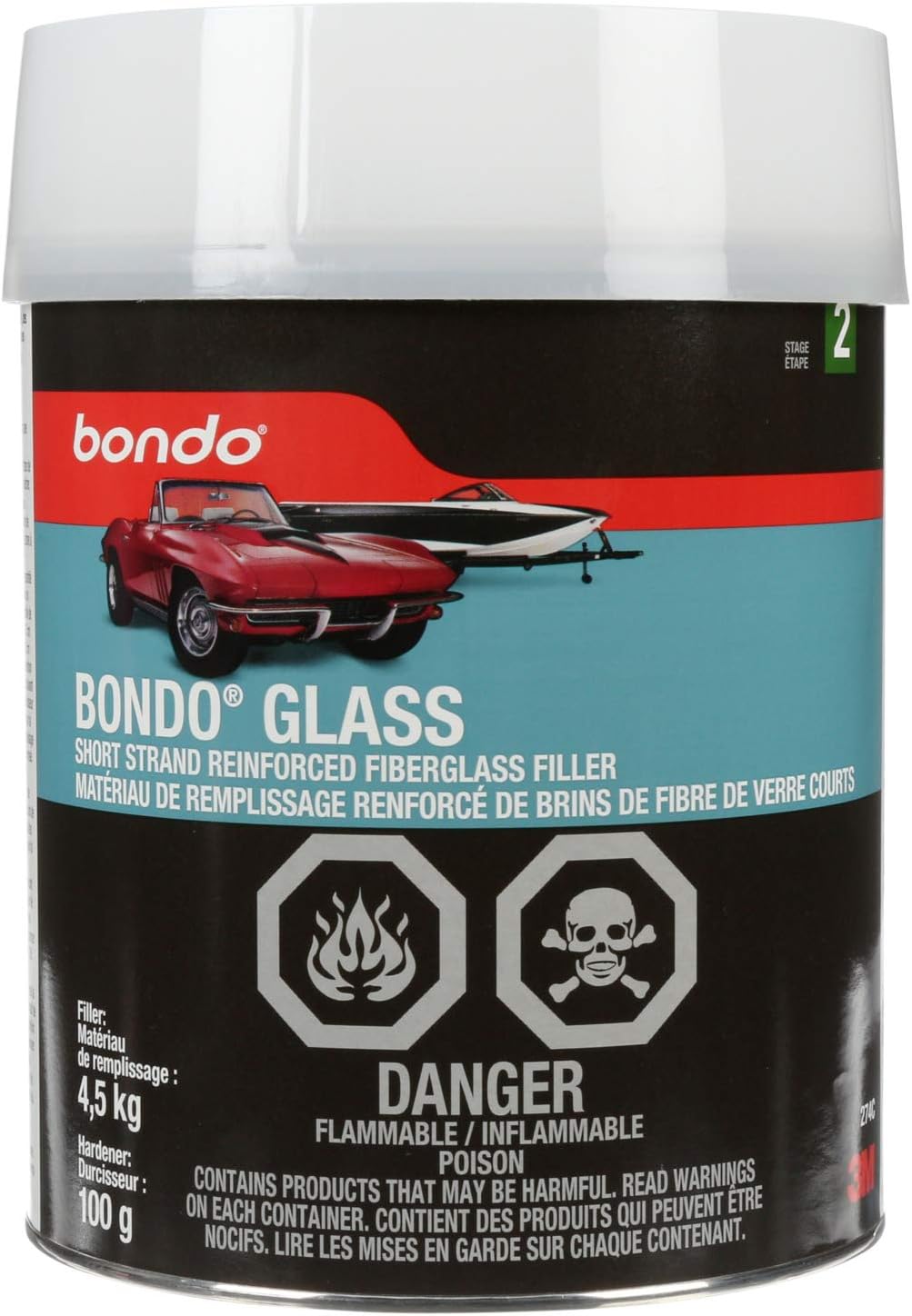 Amazon Com Bondo Bondo Glass Reinforced Filler 00274 1 Gallon Garden Outdoor auto body fiberglass repair on Amazon Com Bondo Bondo Glass Reinforced Filler 00274 1 Gallon Garden Outdoor