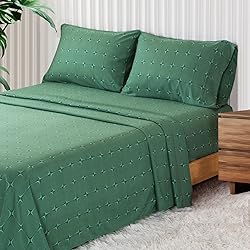 KeoWin Deep Pocket Sheet Set Pattern,18 Inch King