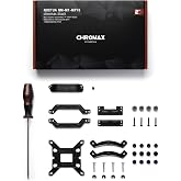 Noctua NM-M1-MP78 chromax.Black, Multi-Socket High-Performance Mounting Kit | Supports AM5/AM4 and LGA1851/LGA1700/LGA1200, for Noctua Coolers with 78mm Mounting Pitch, Torx T20 Screwdriver Included