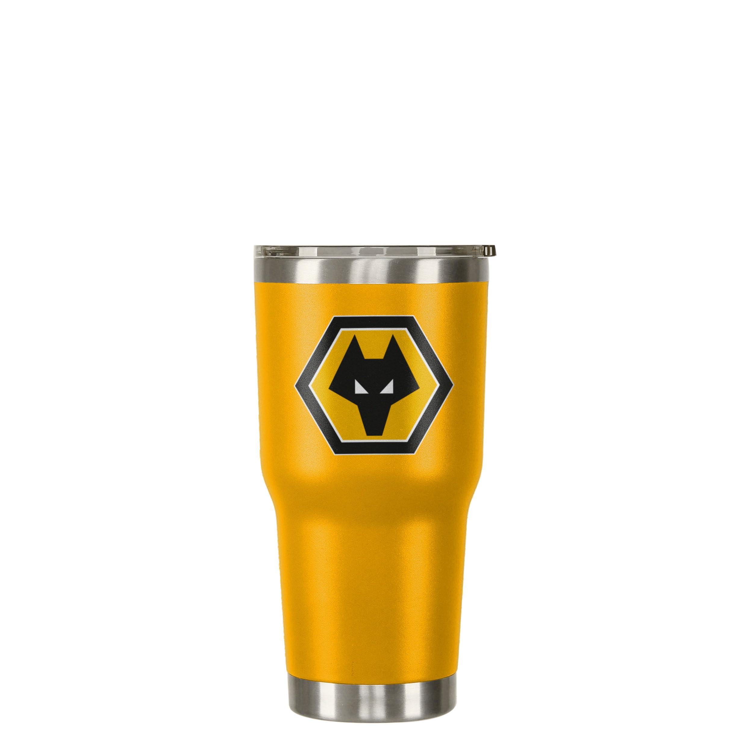 FOCO Officially Licensed Wolverhampton Wanderers FC Team Logo 850 mL Tumbler