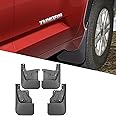RefitEco Mud Flaps Compatible with 2022 2023 2024 2025 Toyota Tundra Accessories All Weather Guard Mud Guards Splash Front & Rear 4pcs Set (Not Fully Compatible with Tundra SR)