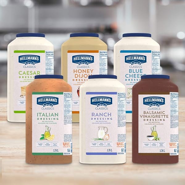 HELLMANN’S SALAD DRESSING, HONEY MUSTARD, 128-OUNCE