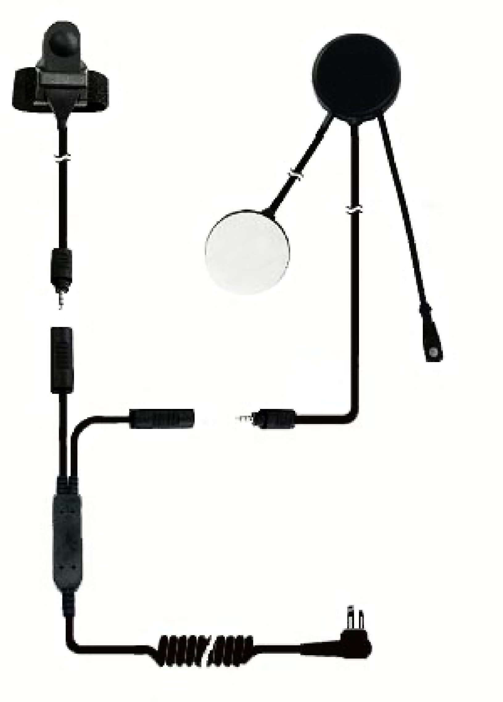 MITEX OPEN FACE BIKE KIT FOR OPEN / FLIP CRASH HELMETS FOR ALL MITEX RADIOS