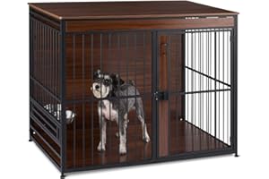Amazon Basics Furniture Style Dog Crate 48''