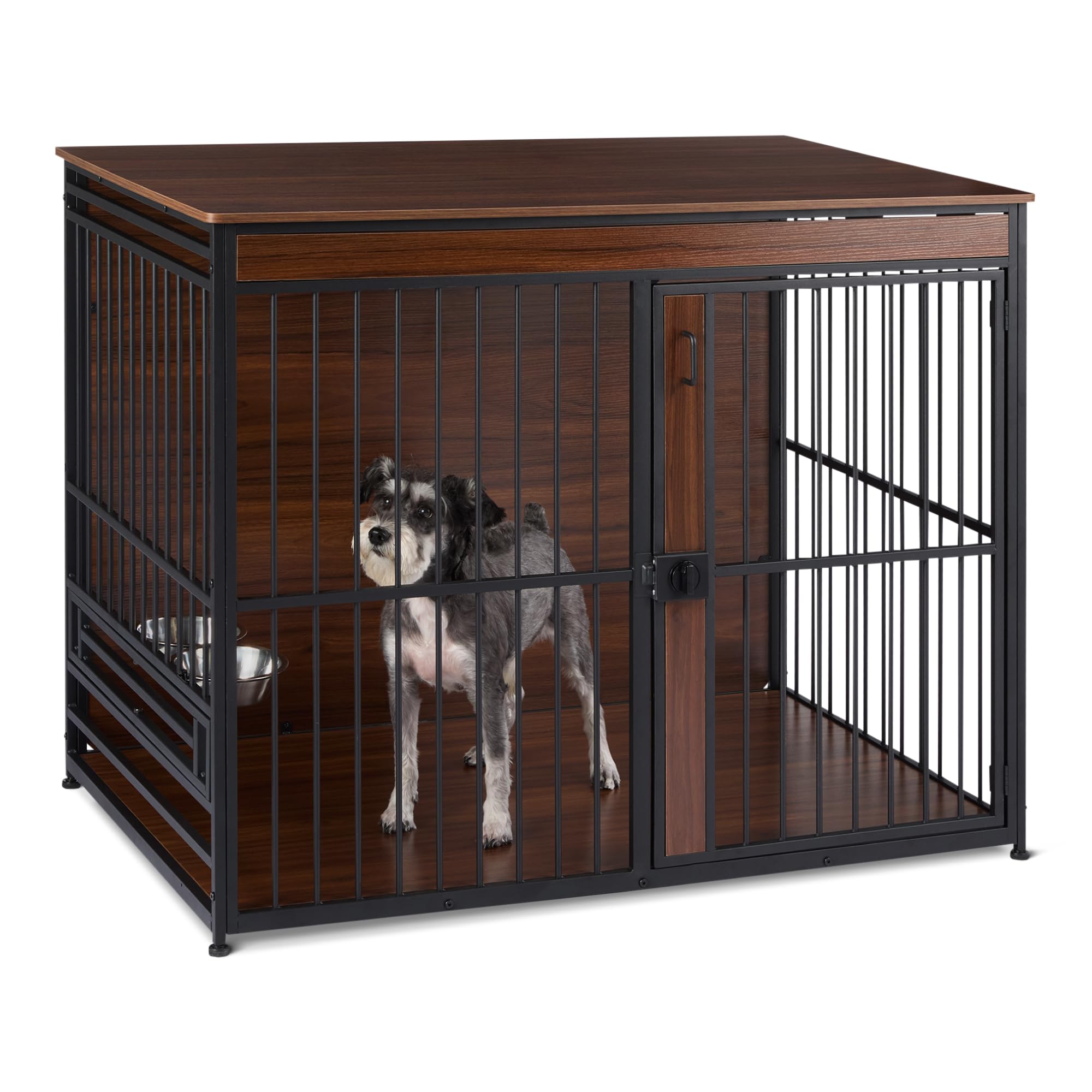 Photo 1 of ******FACTORY SEALED*****Amazon Basics Furniture Style Dog Crate 48''