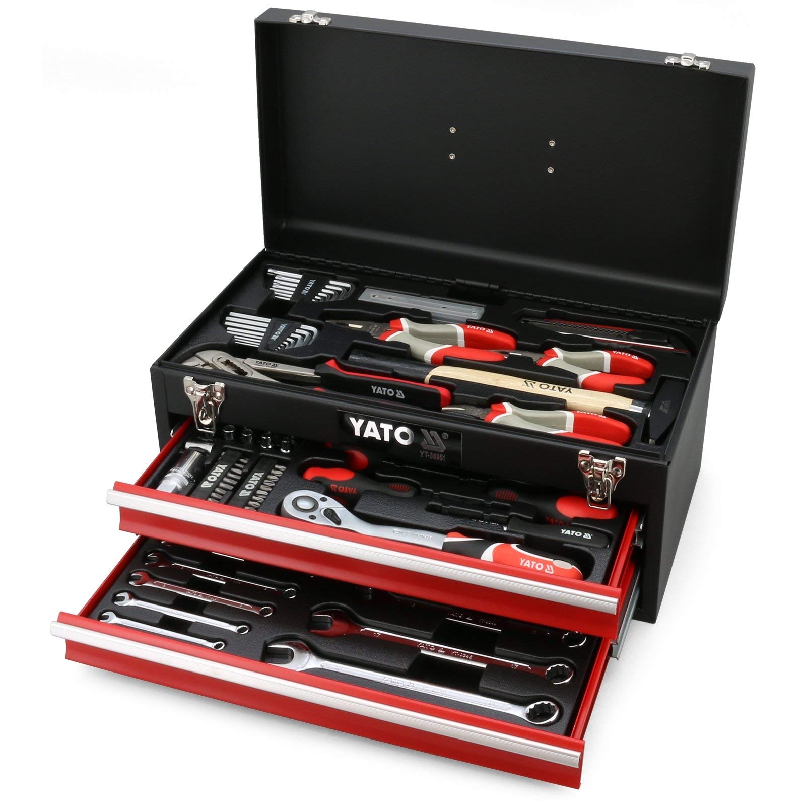 Yato yt-38951 – Tool Box with Tools 80pcs