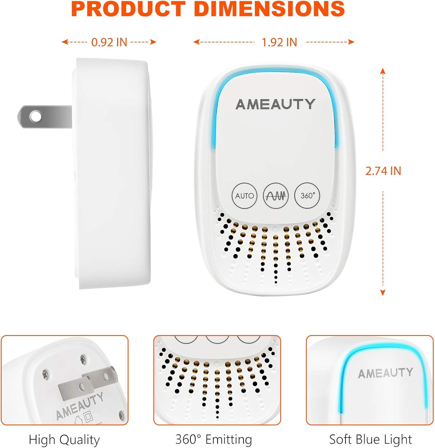 Ultrasonic Pest Repeller - 6 Pack Pest Control Ultrasonic Mosquito Repellent Plug in Indoor Usage, Electronic Insects & Rodents Repellent for Mosquito, Mouse, Cockroach, Rats, Bug, Spider, Ant : Garden & Outdoor
