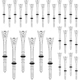 Teyva Daily 100 Pcs 4 Prong Anti-Slip Golf Tees 3-1/4" Adjustable Plastic Golf Tees Accessories for Enhanced Stability Less Friction Unbreakable Gifts for Professional Player Sports Lover
