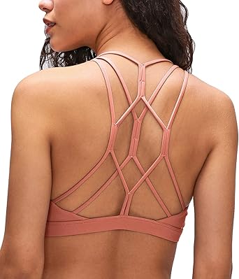 strappy padded bralette