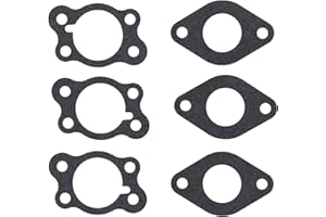 OXCANO 6 PCS Carburetor Gasket Compatible with EZGO Gas Golf Cart 295cc 350cc 4-Cycle Robin Engine Marathon Medalist TXT Freedom ST Sport ST350 MPT Workhorse 800 875 1200 Club Clays Car Shuttle Series